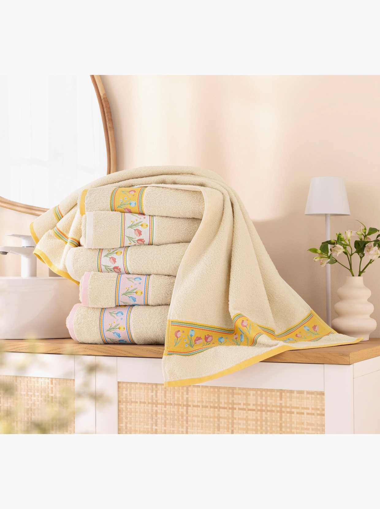 Dyckhoff Handtuch - hellrosé