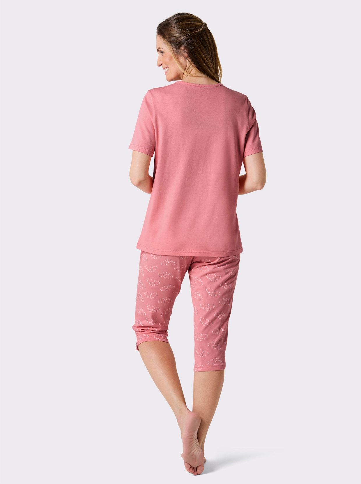 wäschepur Capri-Anzüge - aquamarin + flamingo
