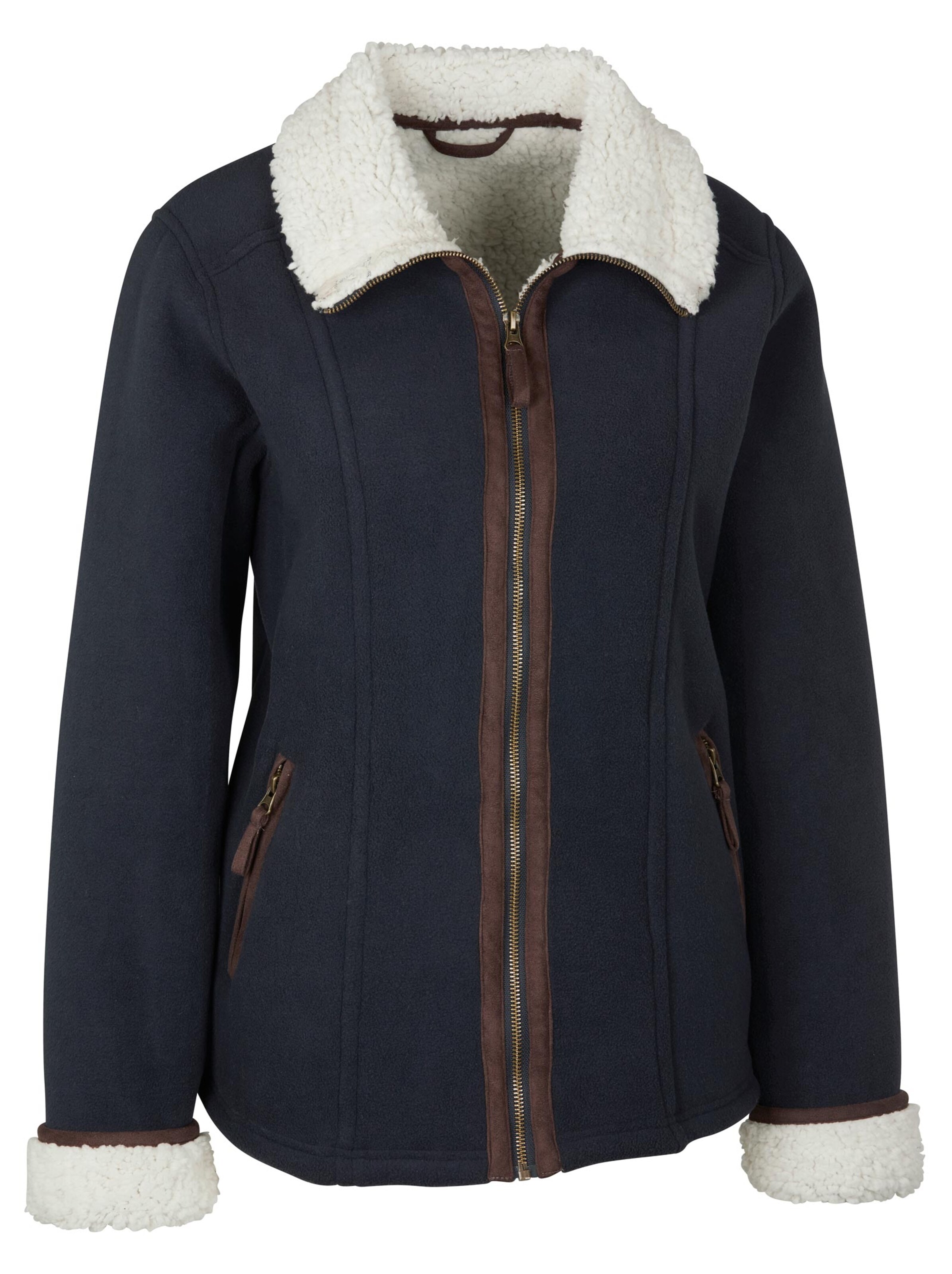 Fleece-Jacke - marine