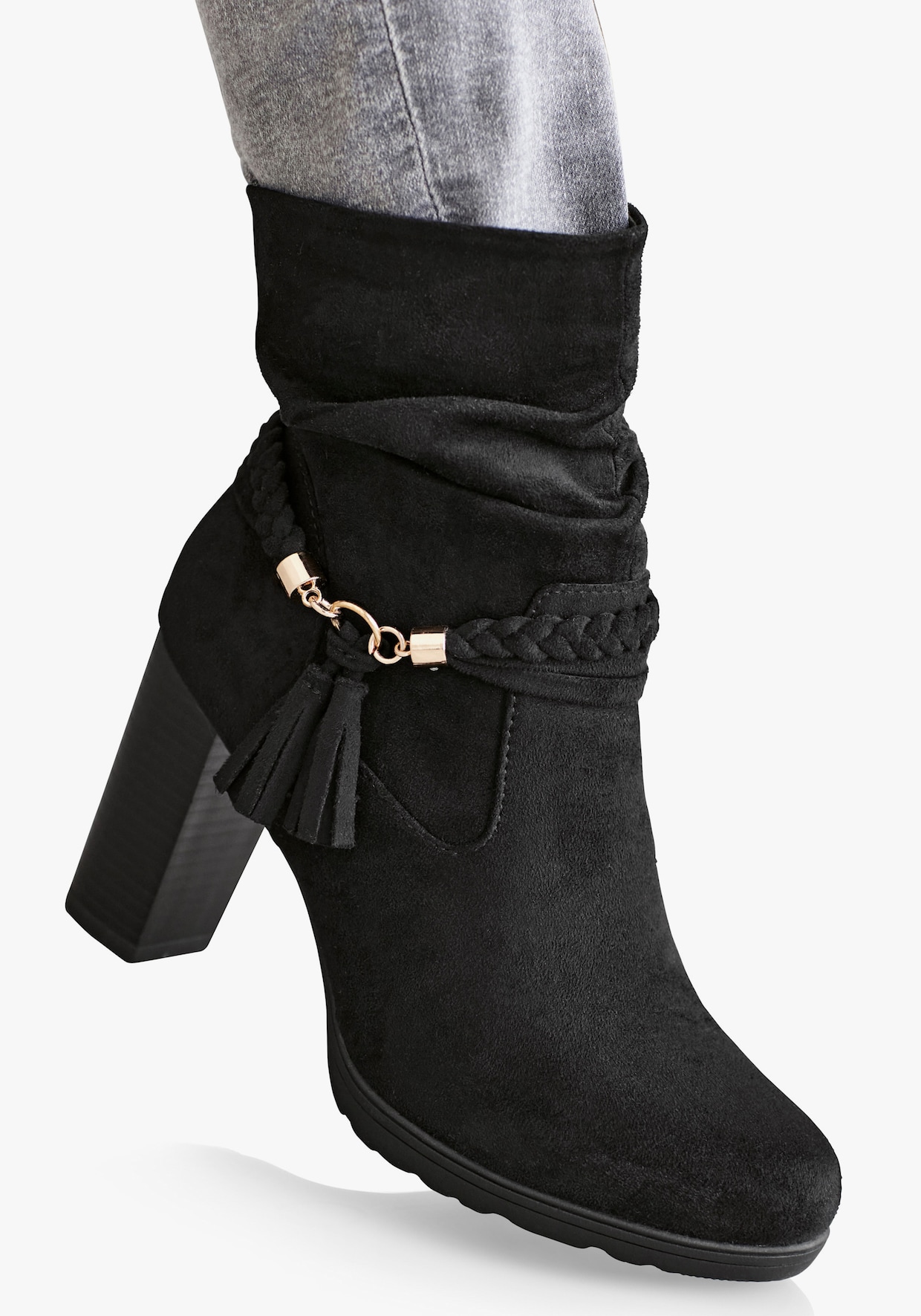 LASCANA Stiefelette - schwarz