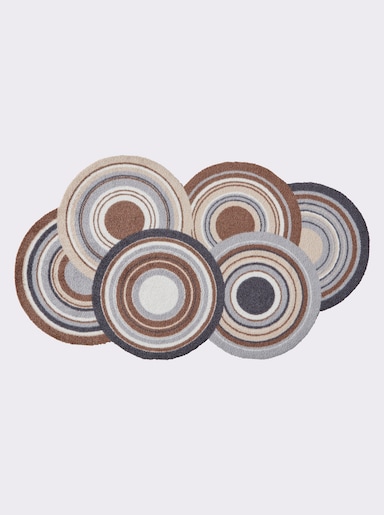 wash+dry by Kleen-Tex Fussmatte - grau-natur