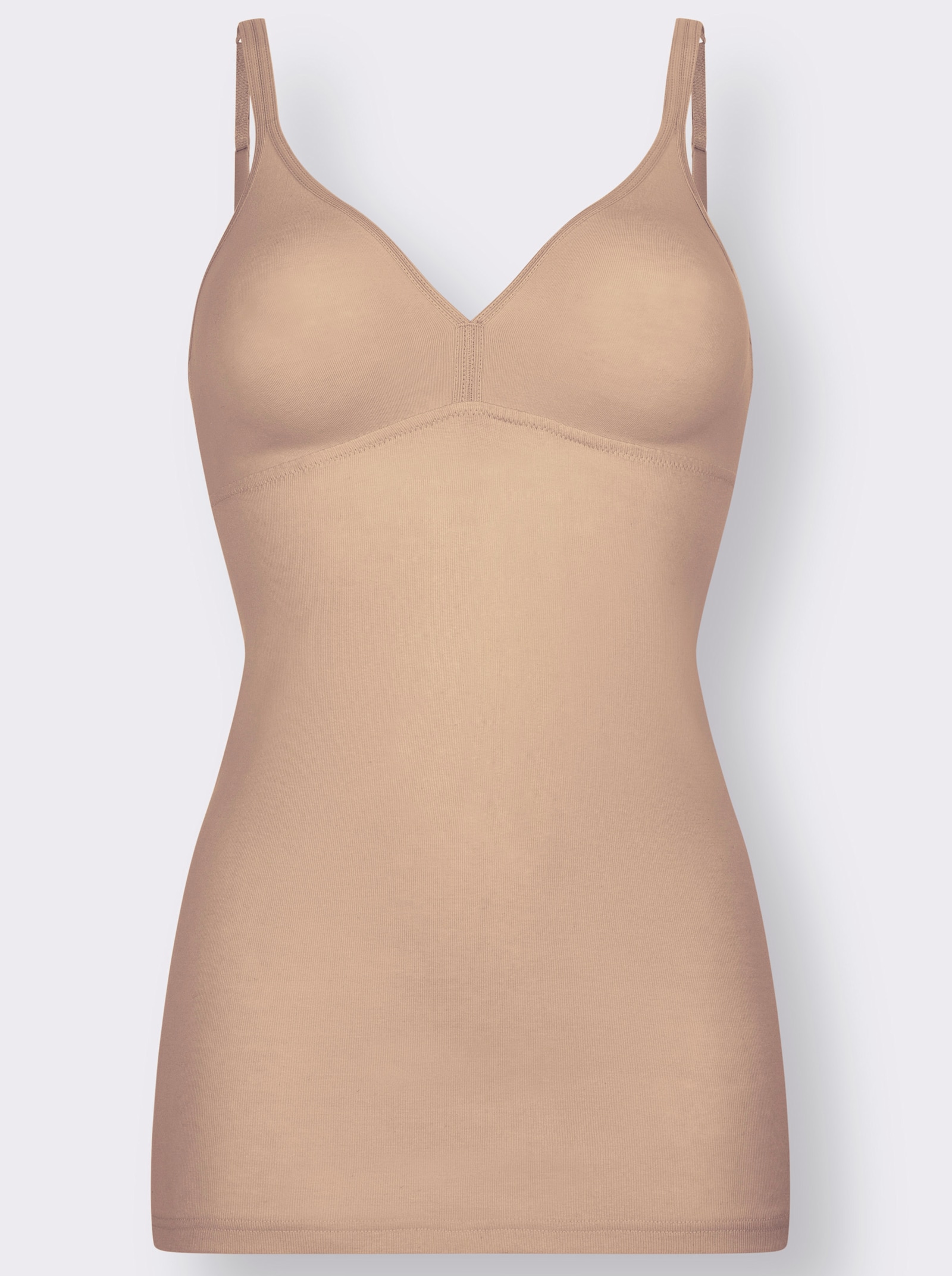 wäschepur BH-linne med kupor - elfenben