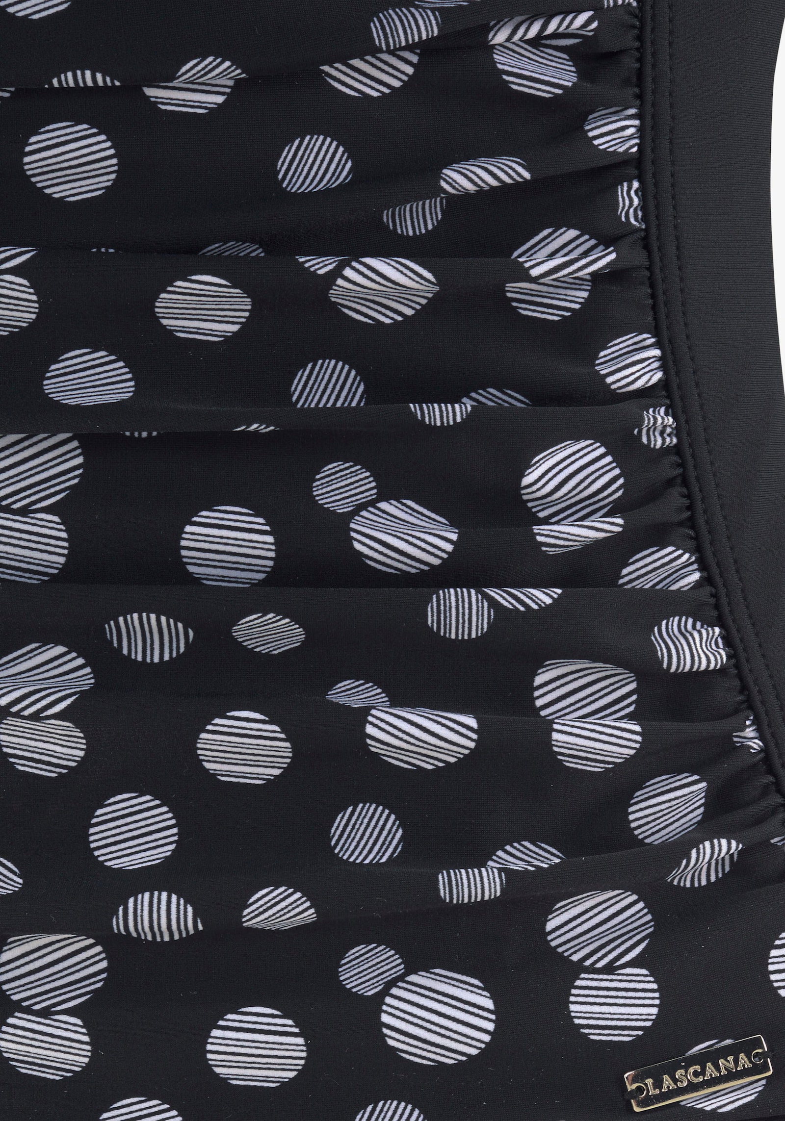 LASCANA Badeanzug - schwarz-weiss