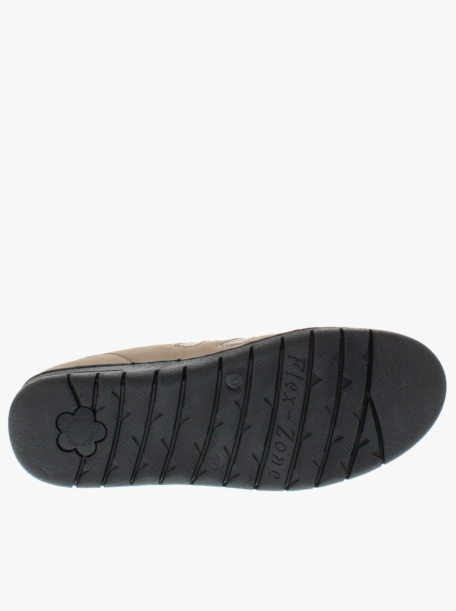 Naturläufer Slipper mit Stretch-Einsatz - taupe