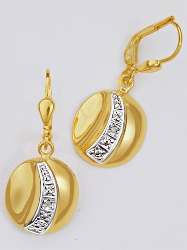 Pendants d'oreilles - Or jaune 375