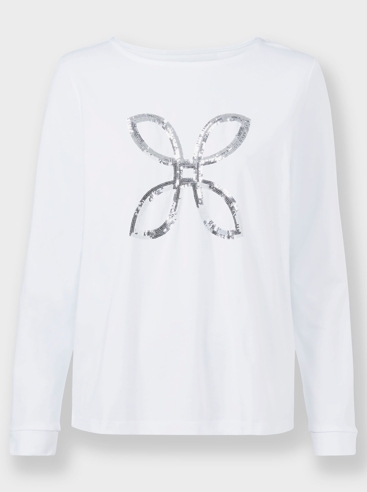 heine Shirt met lange mouwen - wit