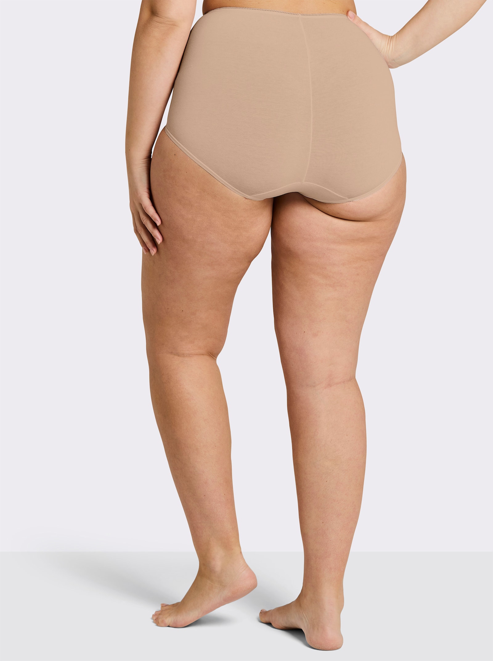 Sloggi Taillenslip mit Ziergummi am Bund - beige