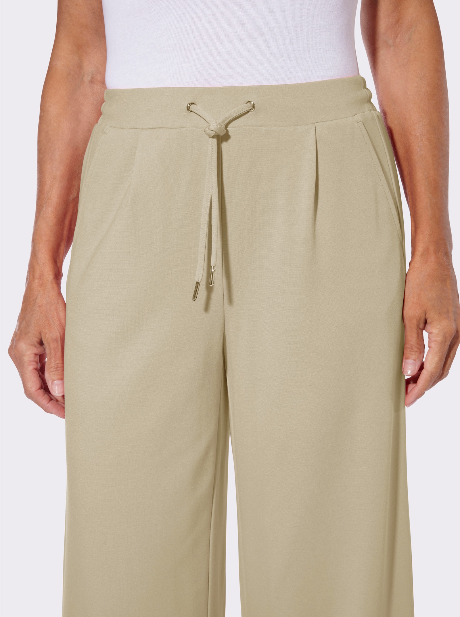 Jerseyhose in Culotte-Form - sand