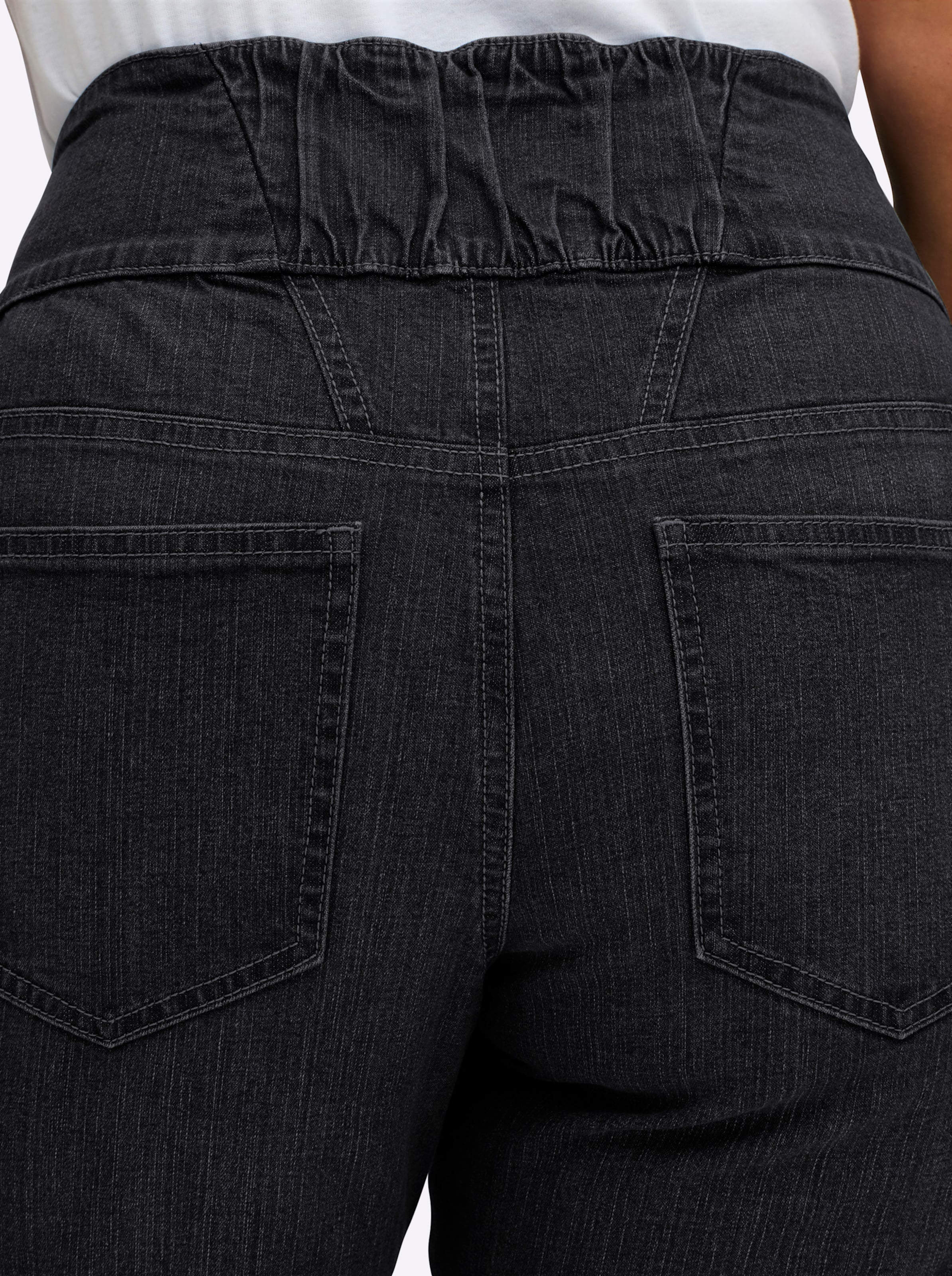 Thumbnail - High-waist-Jeans