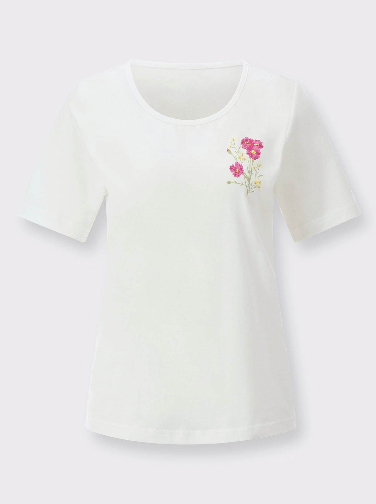 Shirt met korte mouwen - ecru