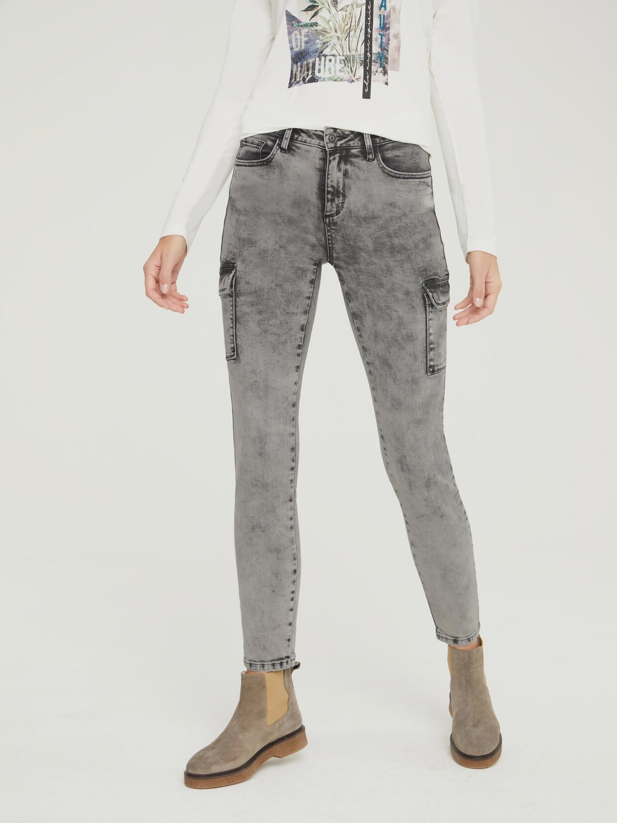 Linea Tesini Jeans - grau