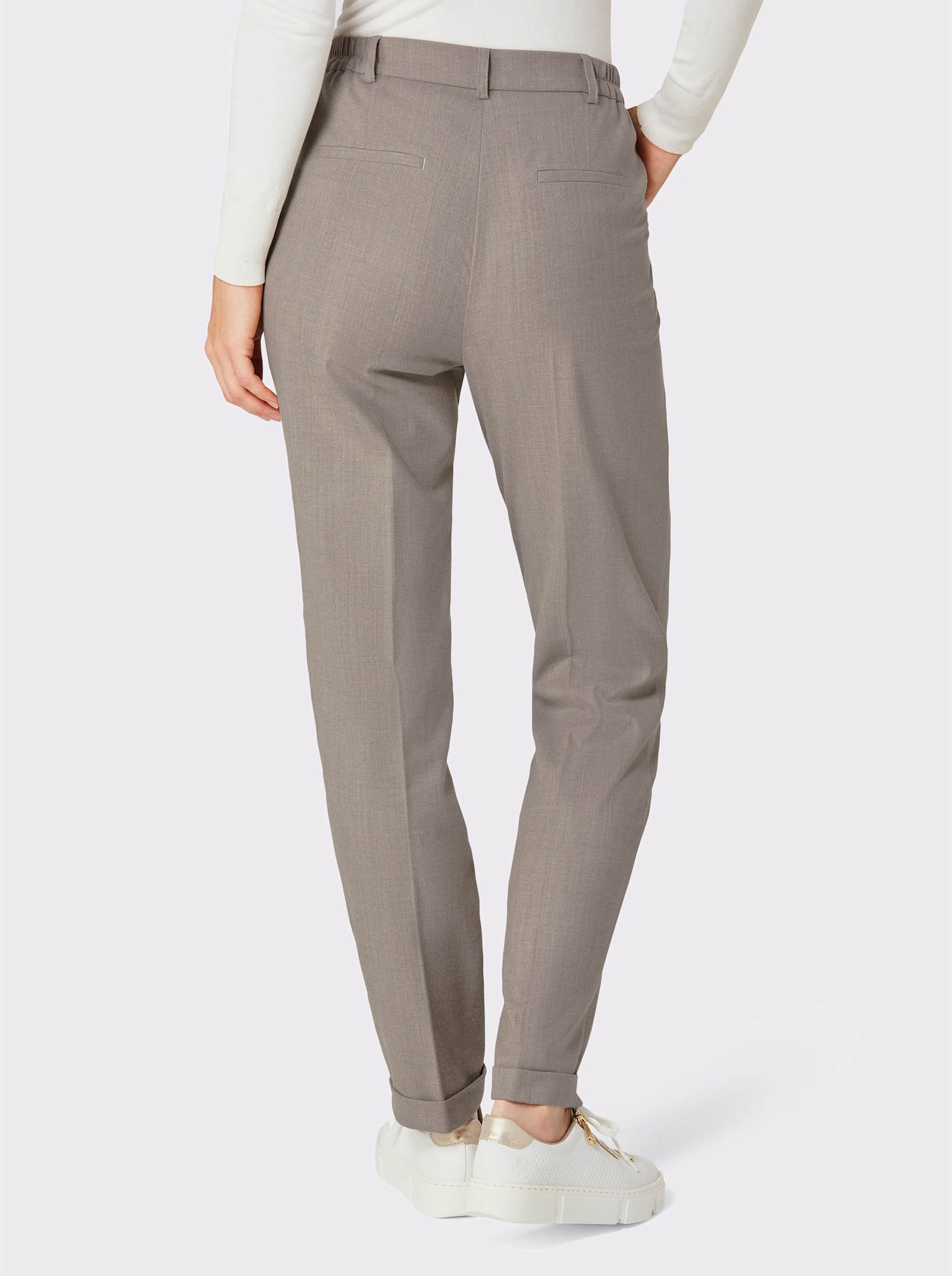 Cosma Hose mit hohem Woll-Anteil - sand-meliert