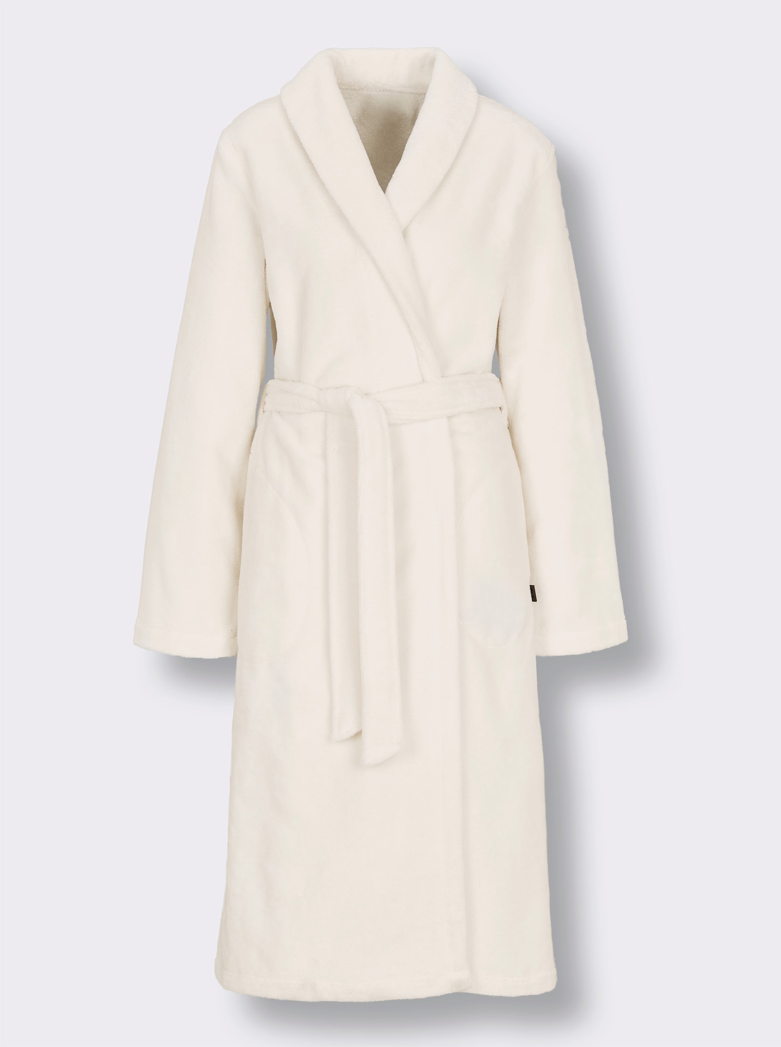 Cawö Damenbademantel - champagner