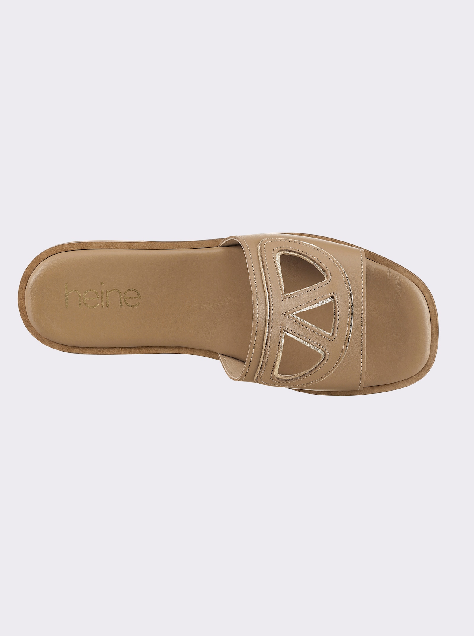 heine slippers - taupe