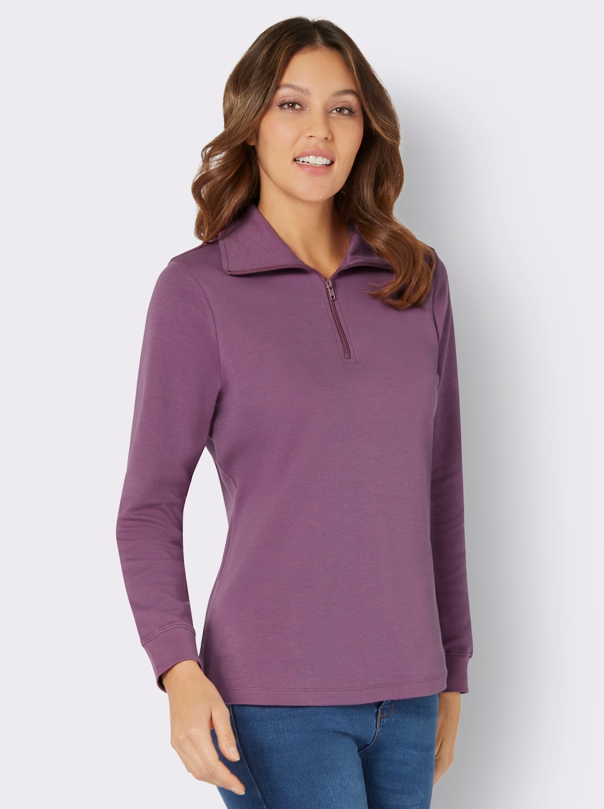 Sweatshirt - violet