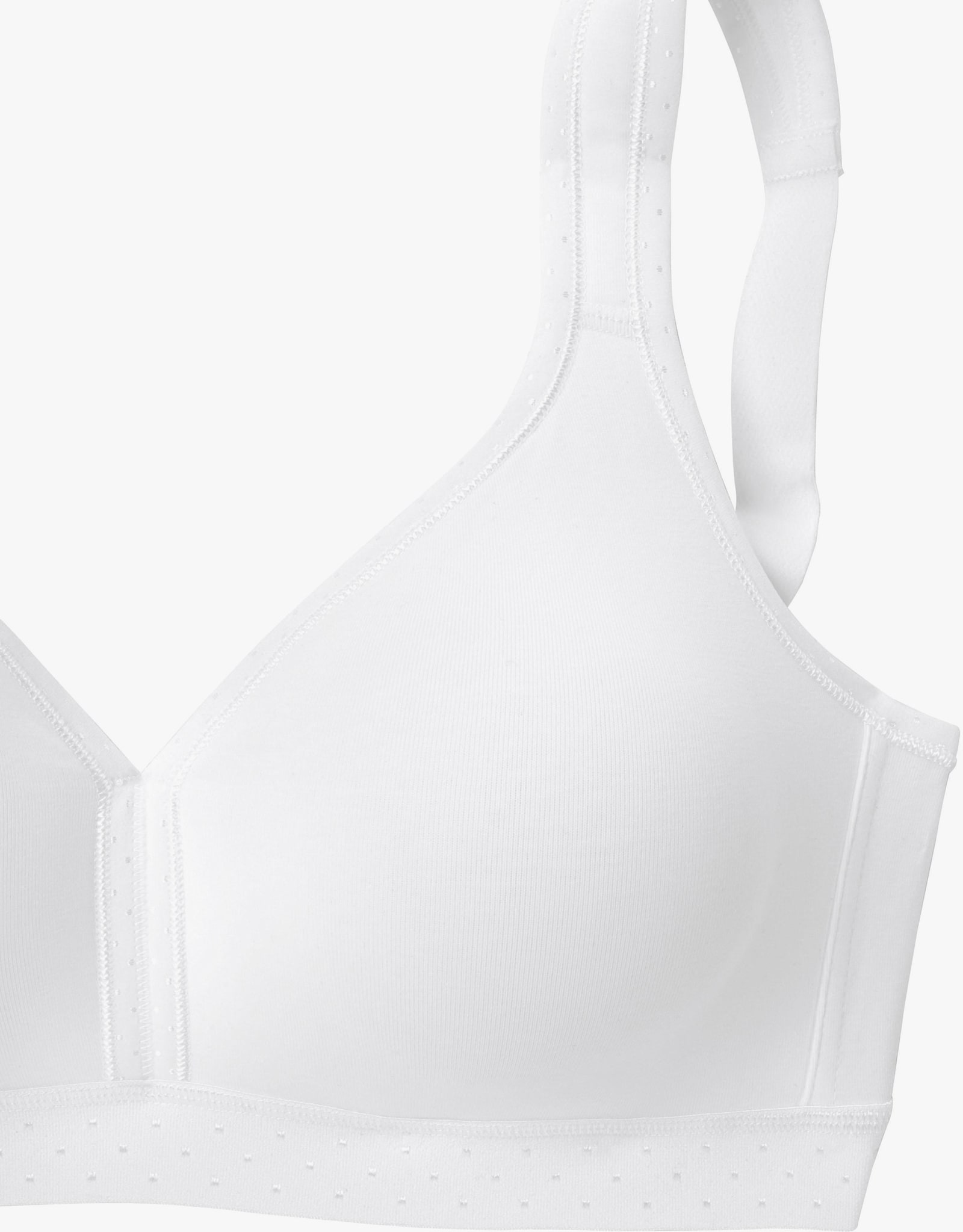 petite fleur Soft-BH - weiß+schwarz