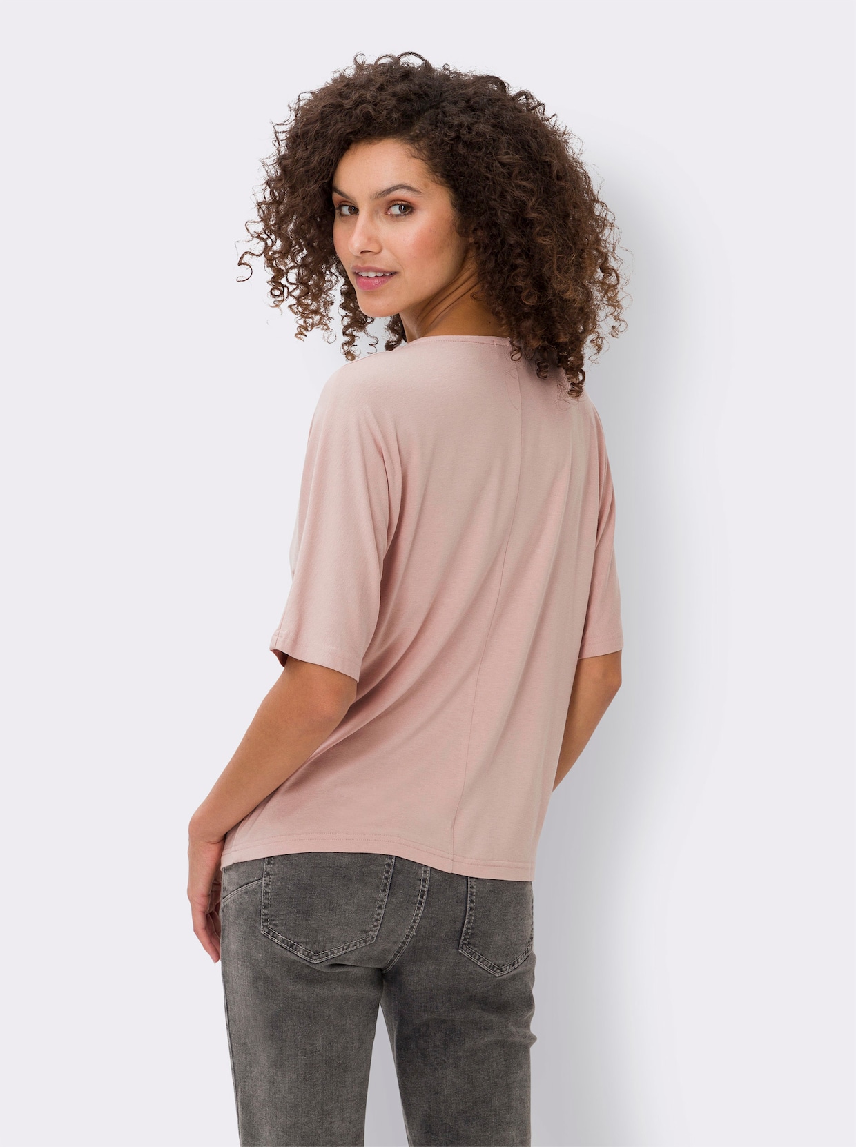 heine Fledermausshirt - puder