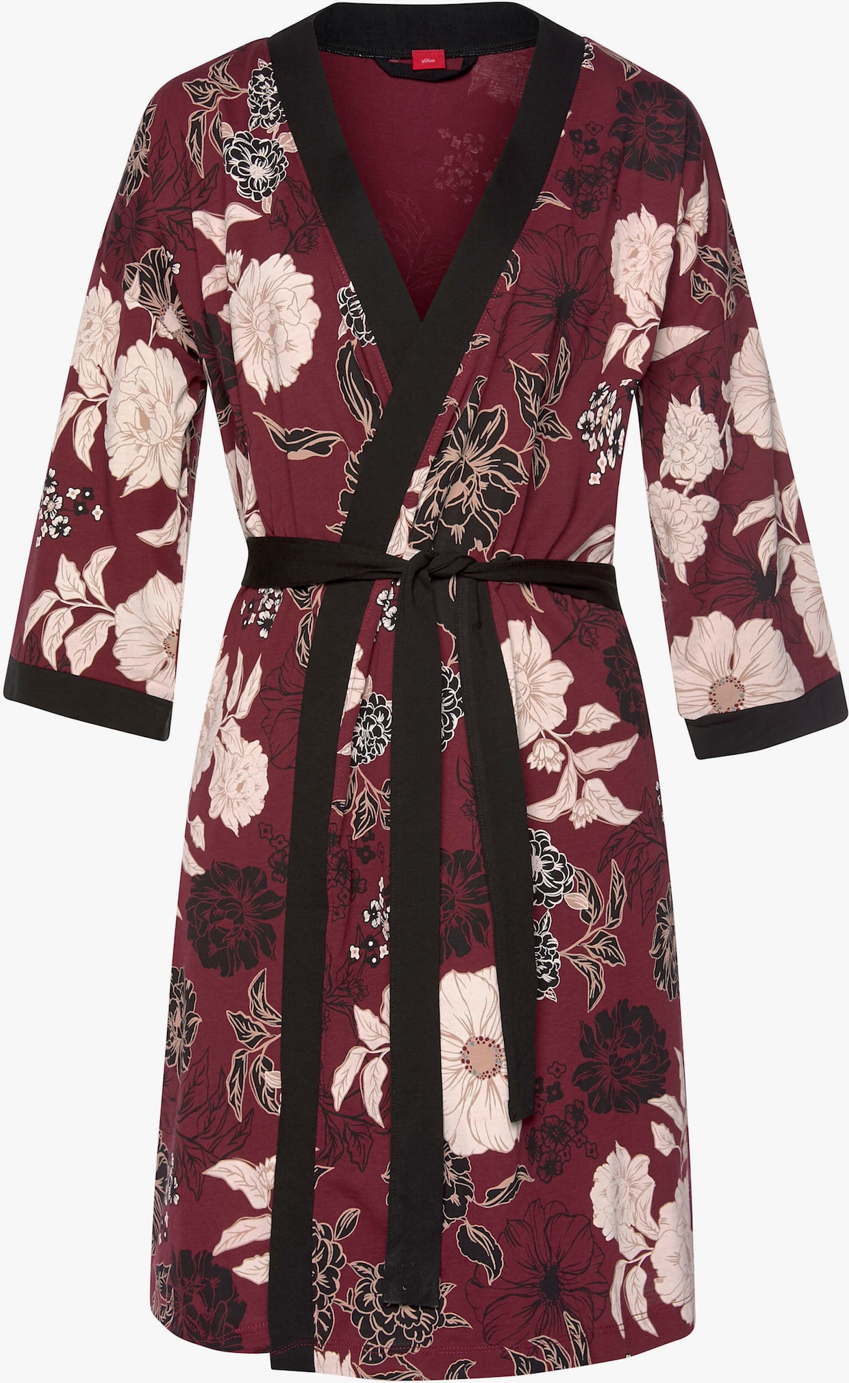 s.Oliver Kimono - bordeaux/zwart