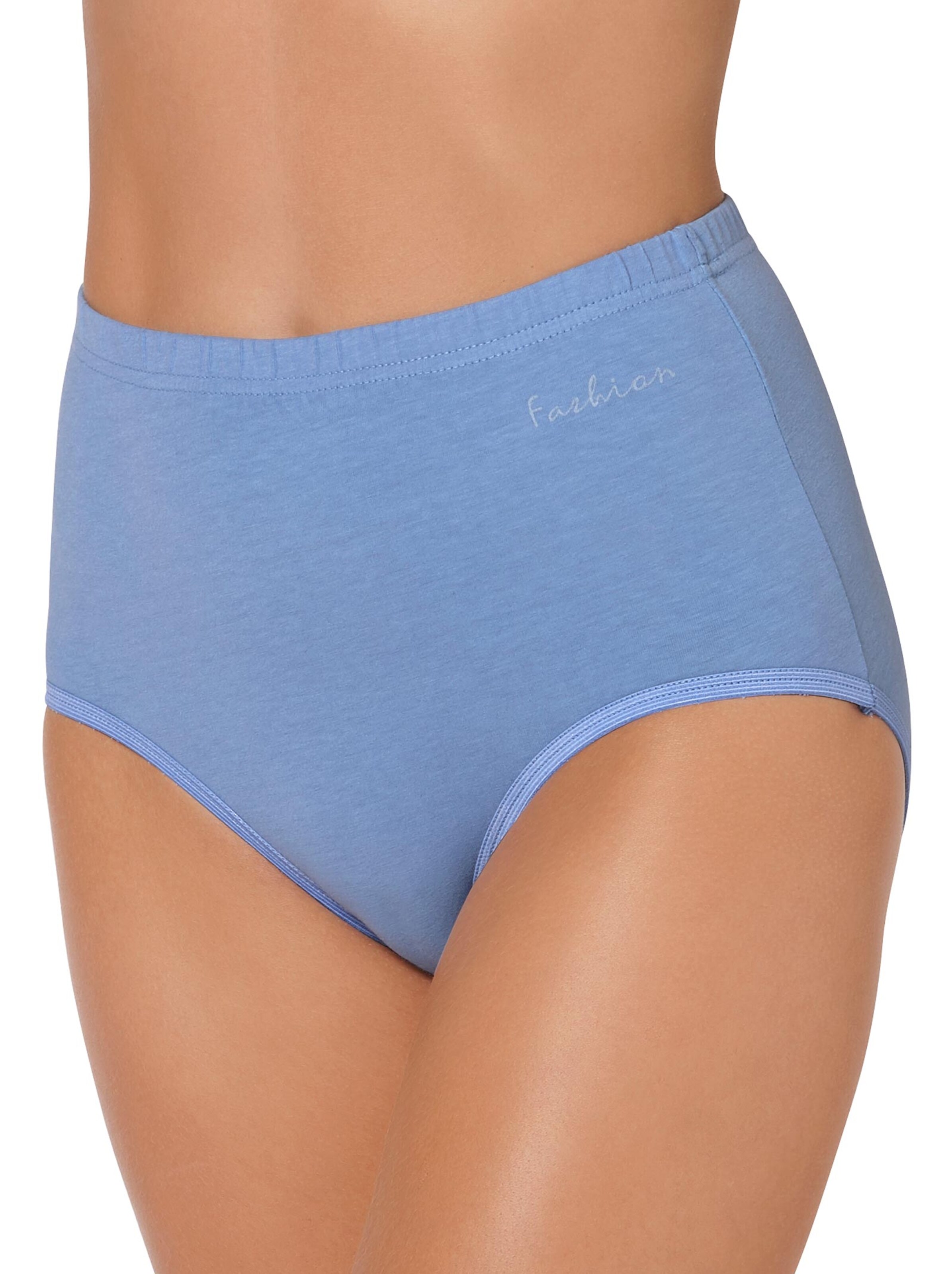 wäschepur Taillenslip - bleu + bleu-bedruckt