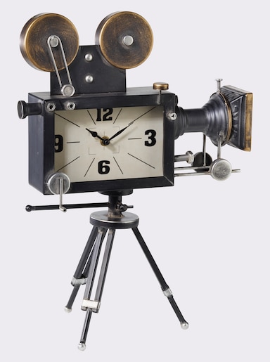 heine home Tischuhr - schwarz