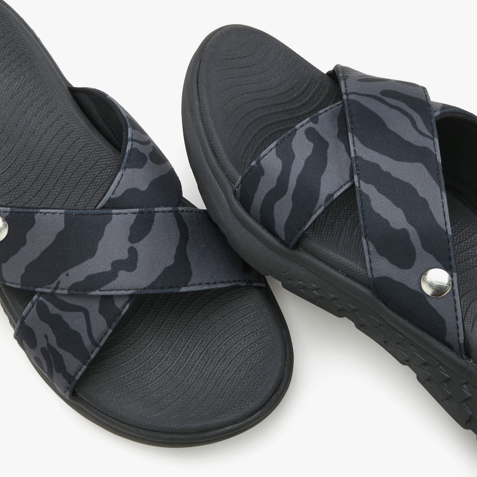 Venice Beach Badepantolette - schwarz / grau