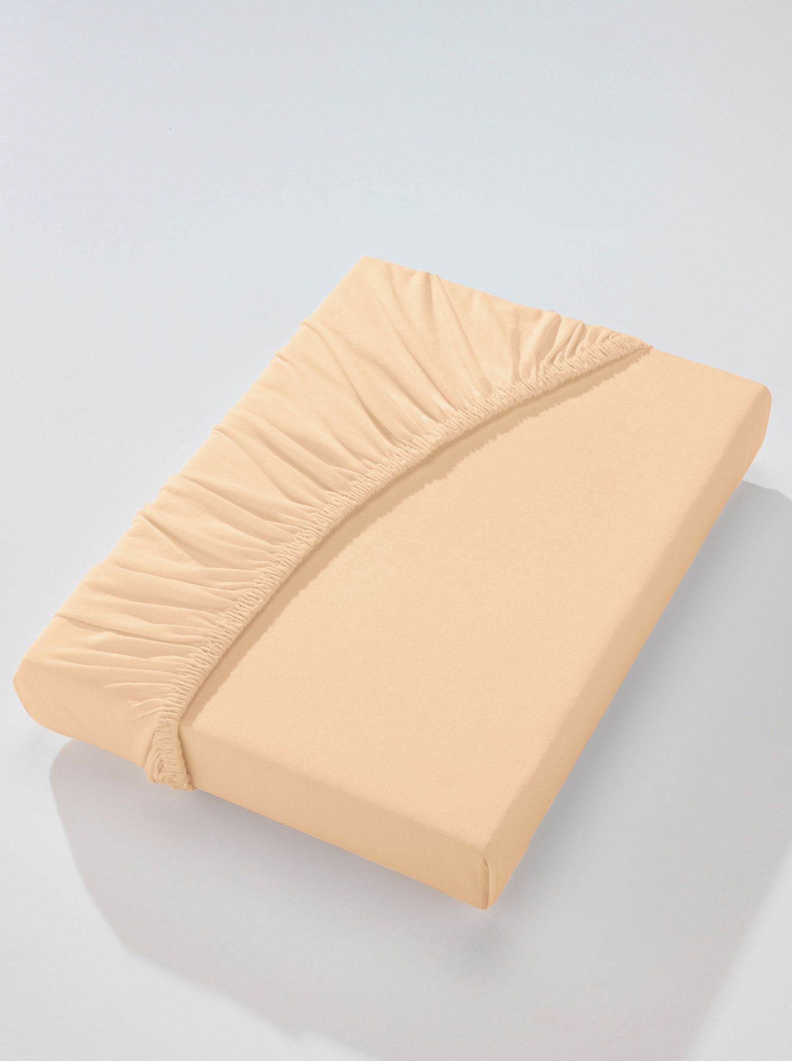 Biberna Spannbetttuch - beige