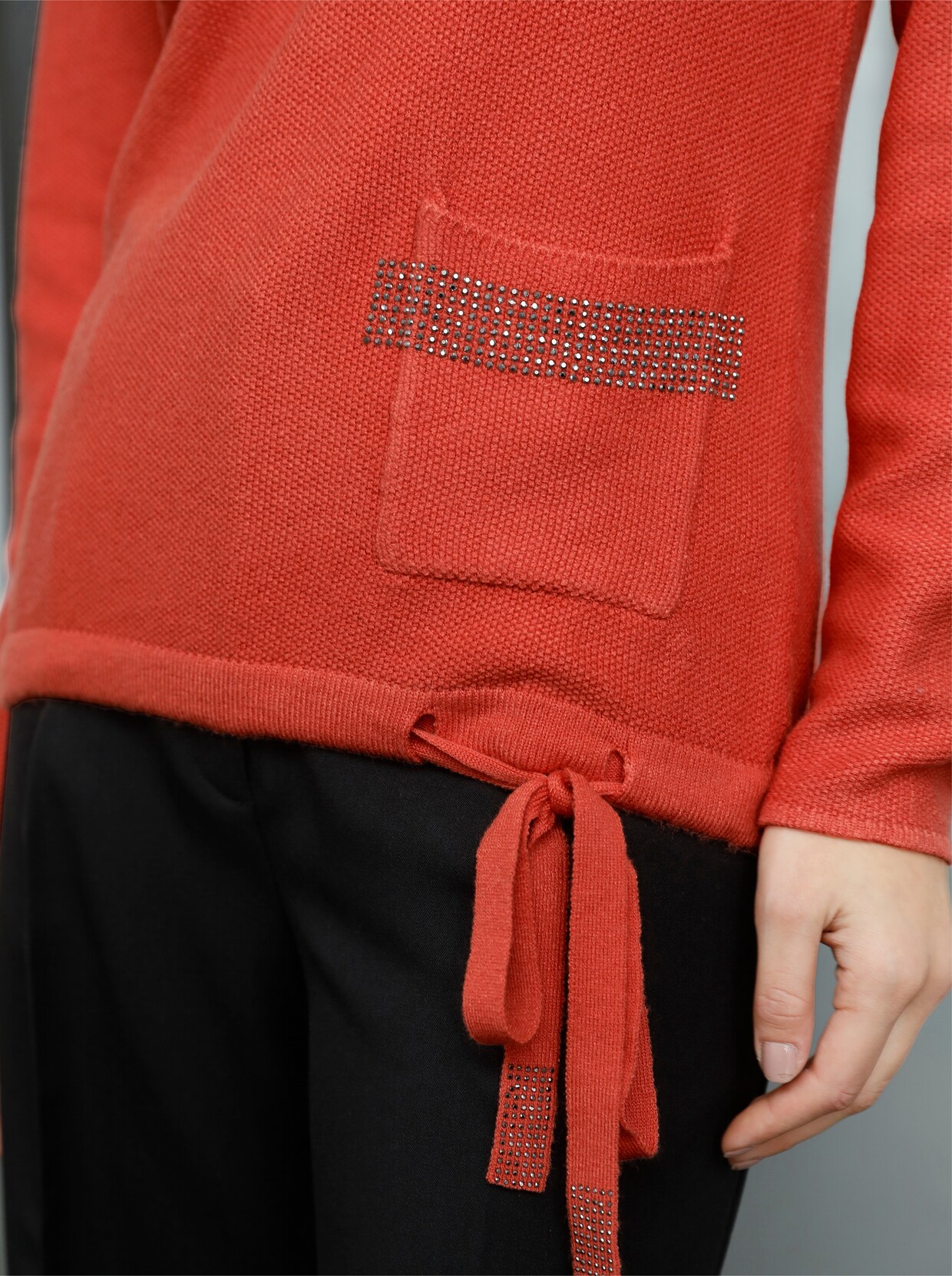 Langarm-Pullover - terra