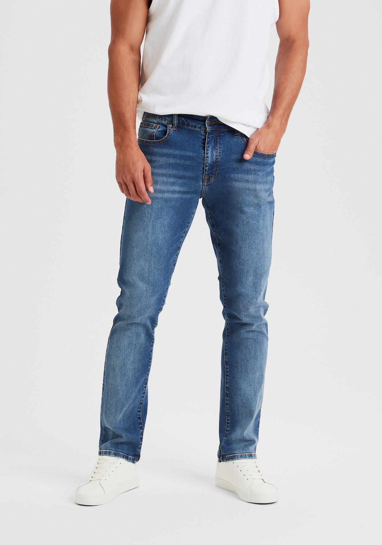 Buffalo 5-Pocket-Jeans - dark-blue-denim