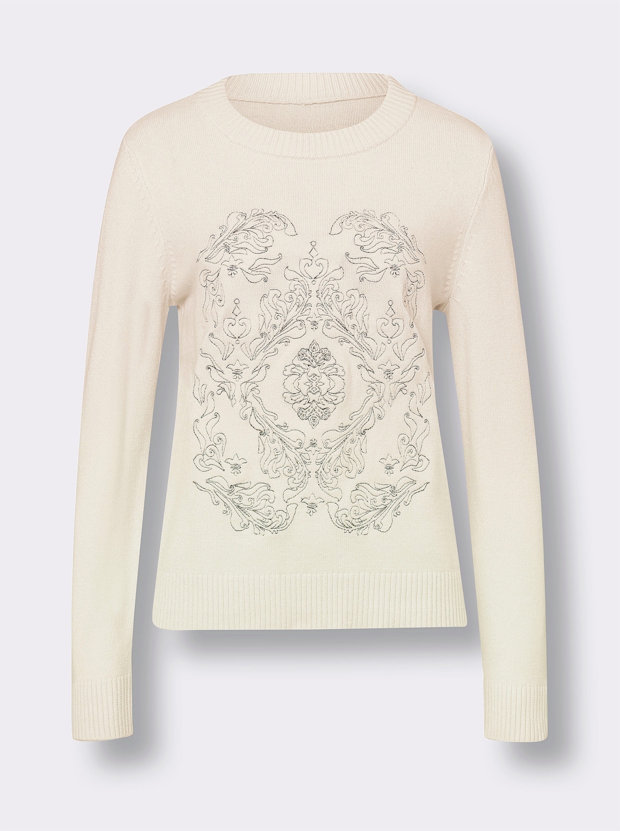 heine Pullover met ronde hals - champagne