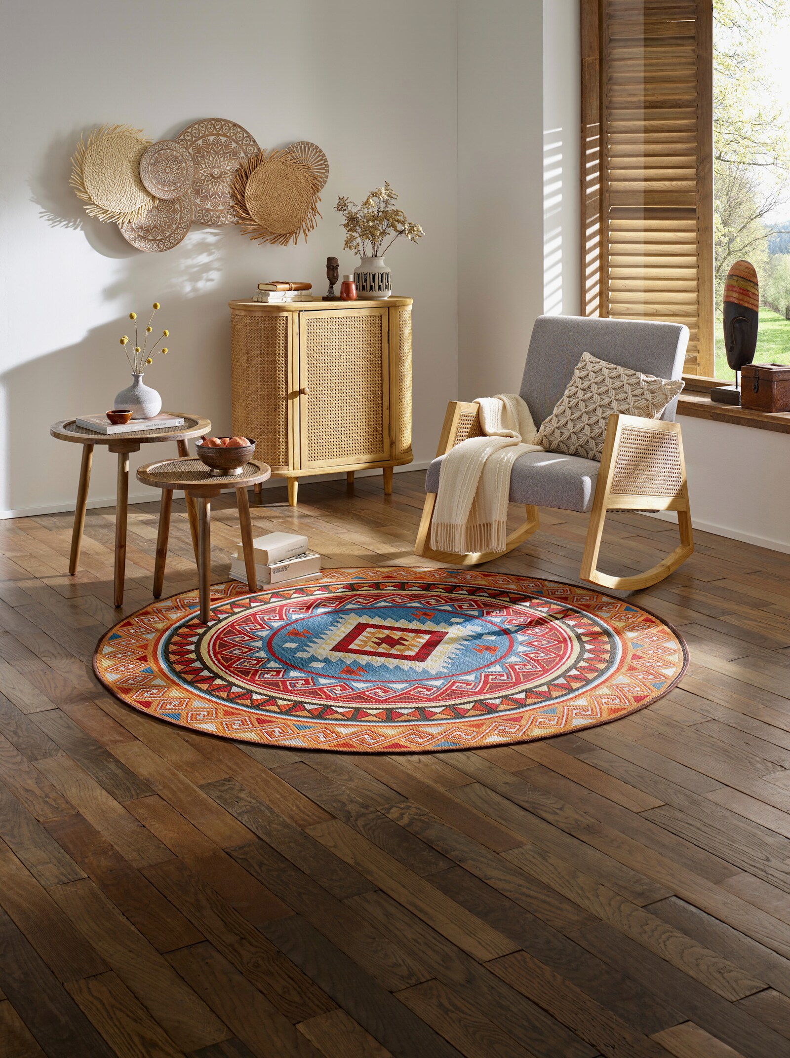 heine home Teppich - terracotta-bunt