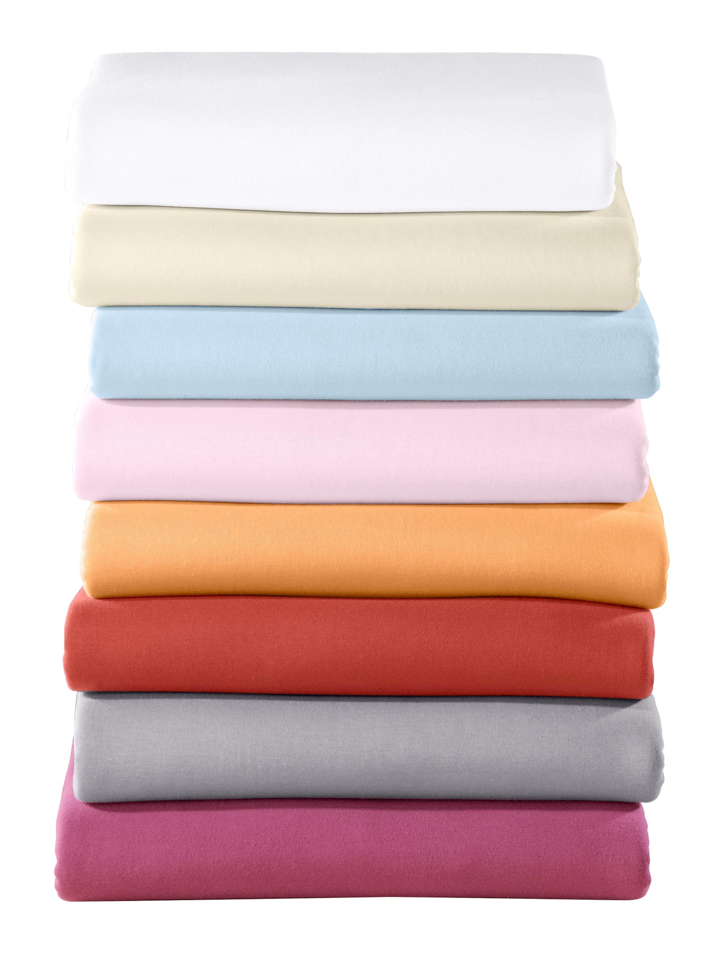 wäschepur Spannbetttuch - hellblau