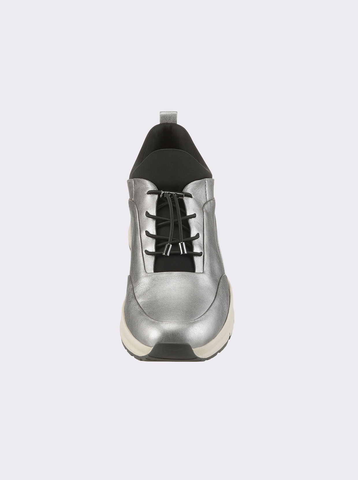 heine Sneaker - silberfarben-schwarz