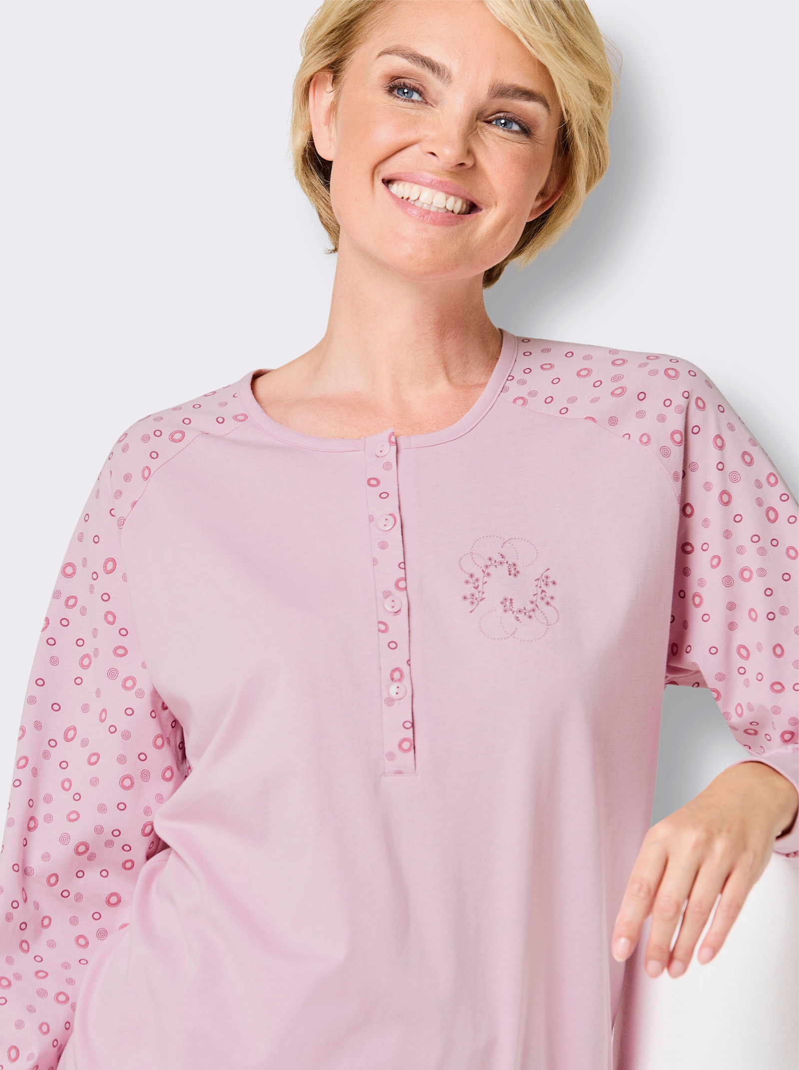 Comtessa Schlafanzüge - hellblau + rosé