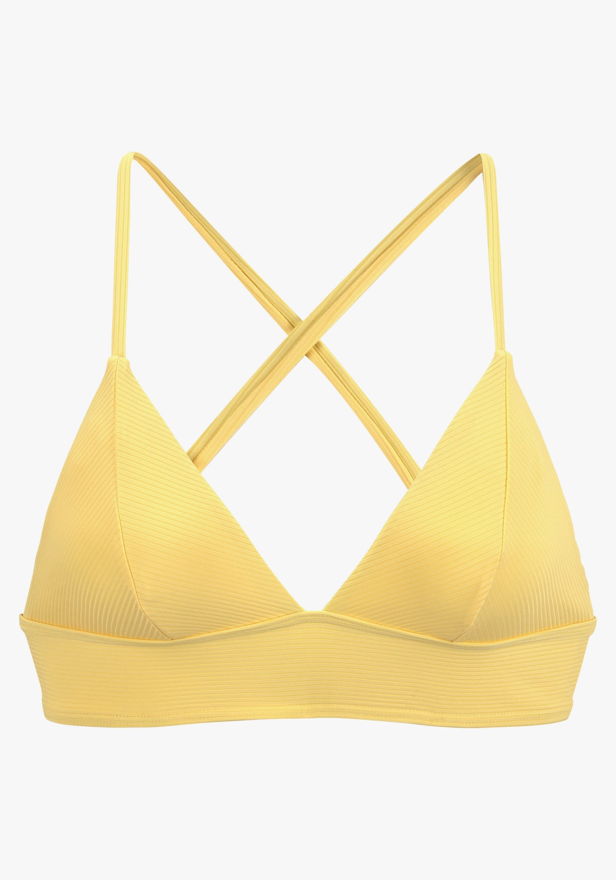 Venice Beach Haut de bikini triangle - jaune