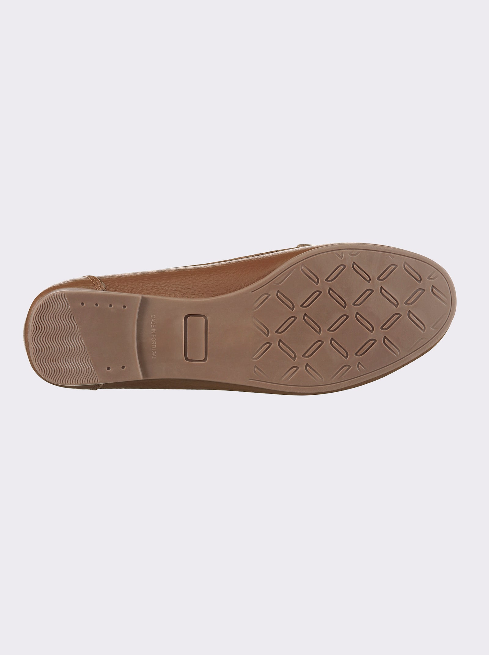 airsoft modern+ Slipper in Mokassin-Machart - cognac