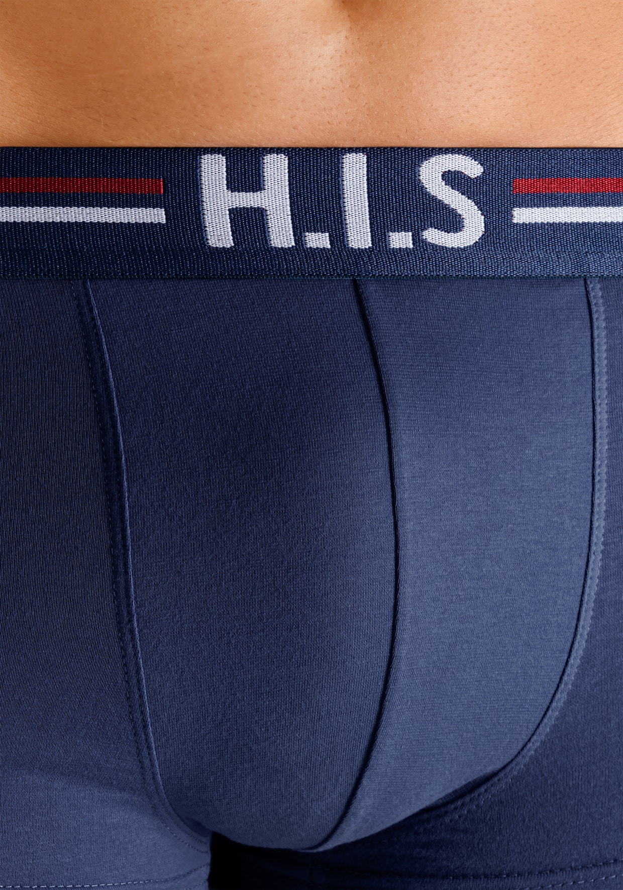 H.I.S Hipster - navy, blau, hellblau, weiß, schwarz