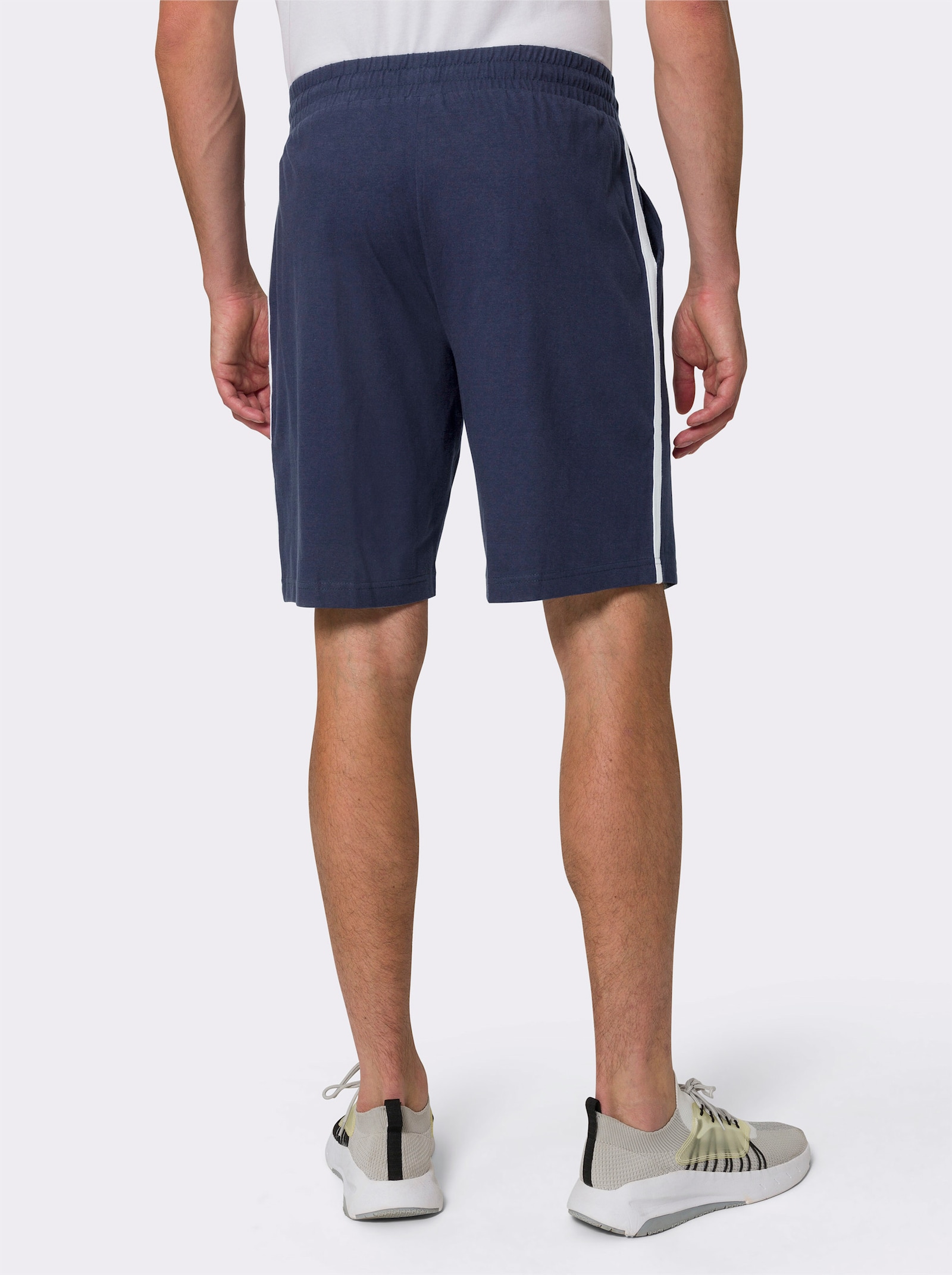 Kalhoty pro volný čas v balení po 2 kusech - námořnická modrá + petrolejová