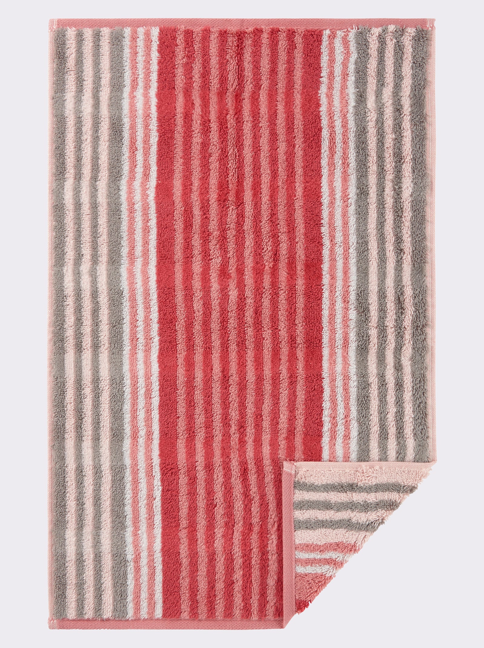 Cawö Handtuch - flamingo-gestreift