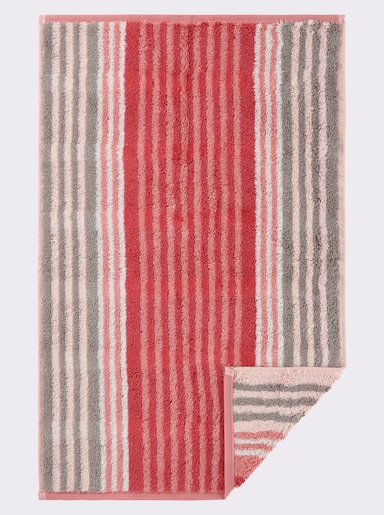 Cawö Handtuch - flamingo-gestreift