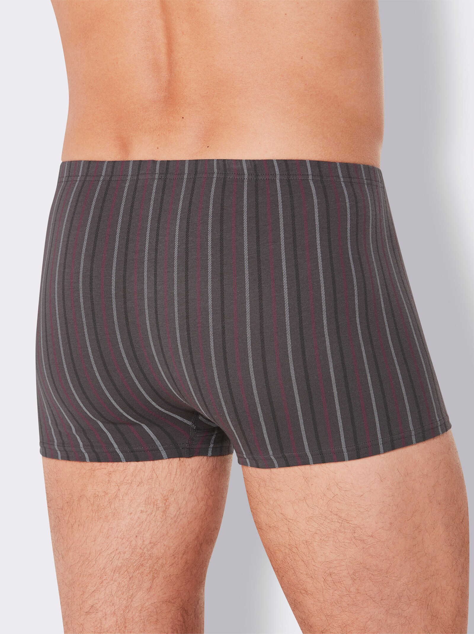 Comte Pants - anthrazit-grau-gestreift