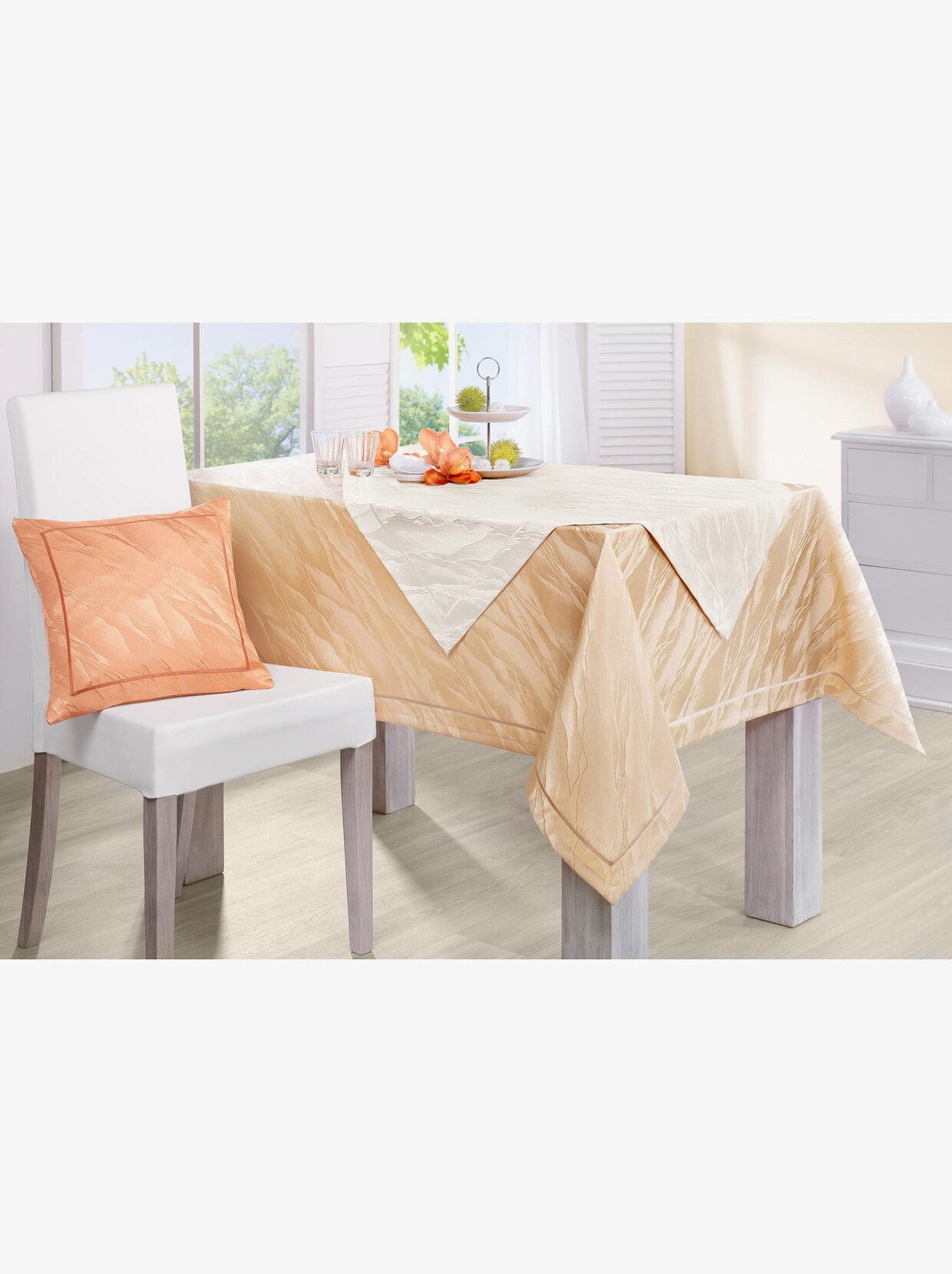 Dohle Tischdecke - champagner