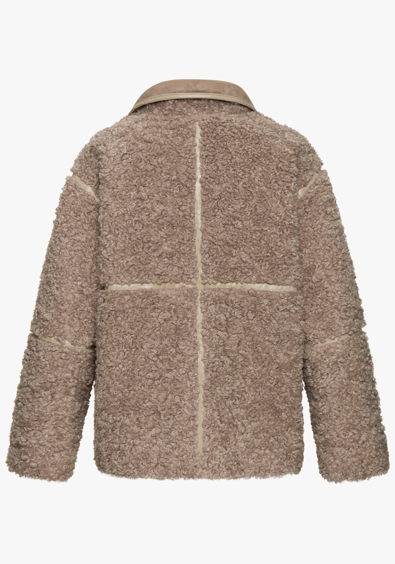 LASCANA Fellimitatjacke - taupe
