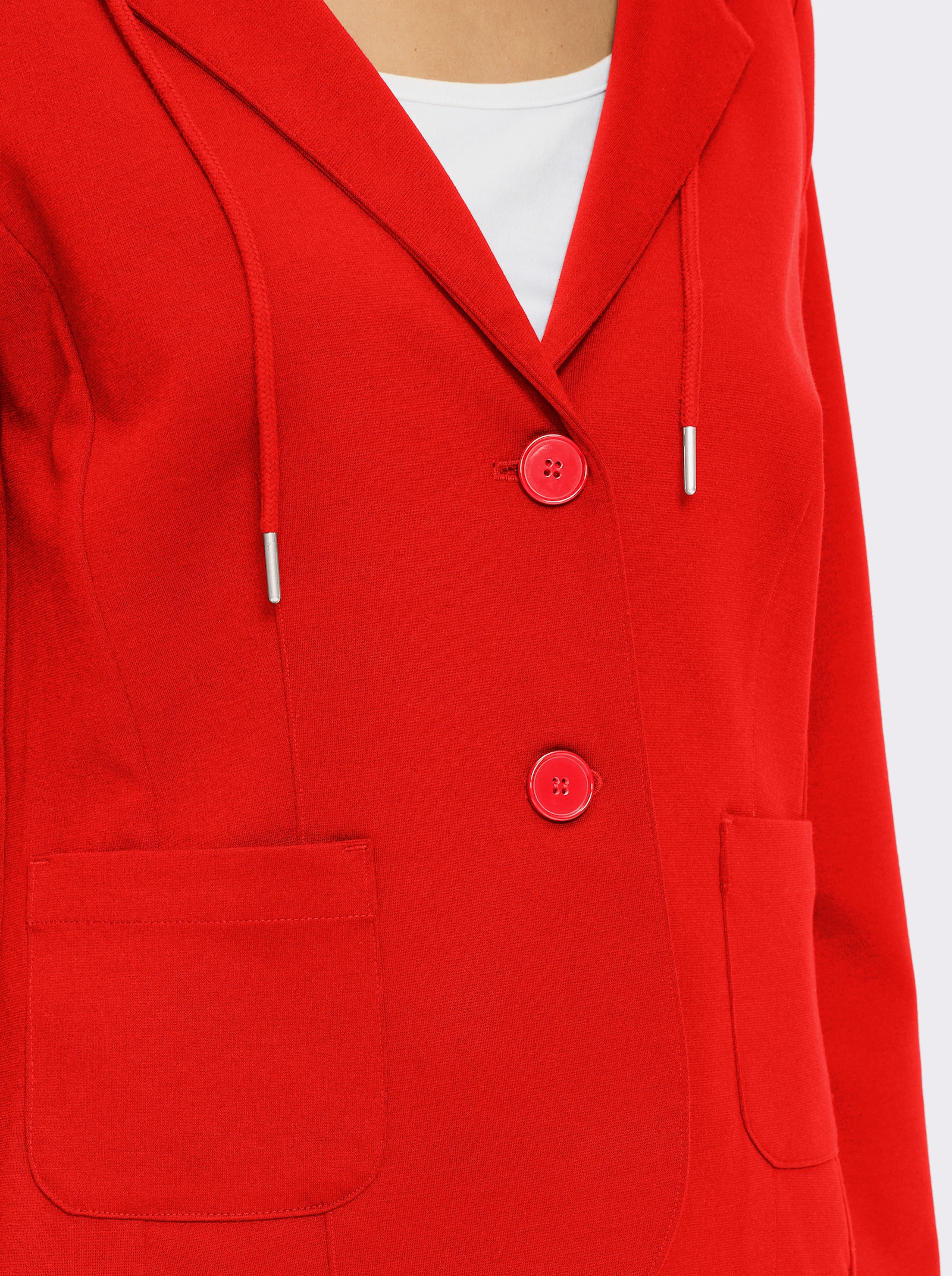 heine Blazer mit Kapuze - rot