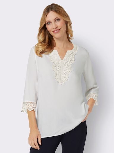 Comfortabele blouse - wit