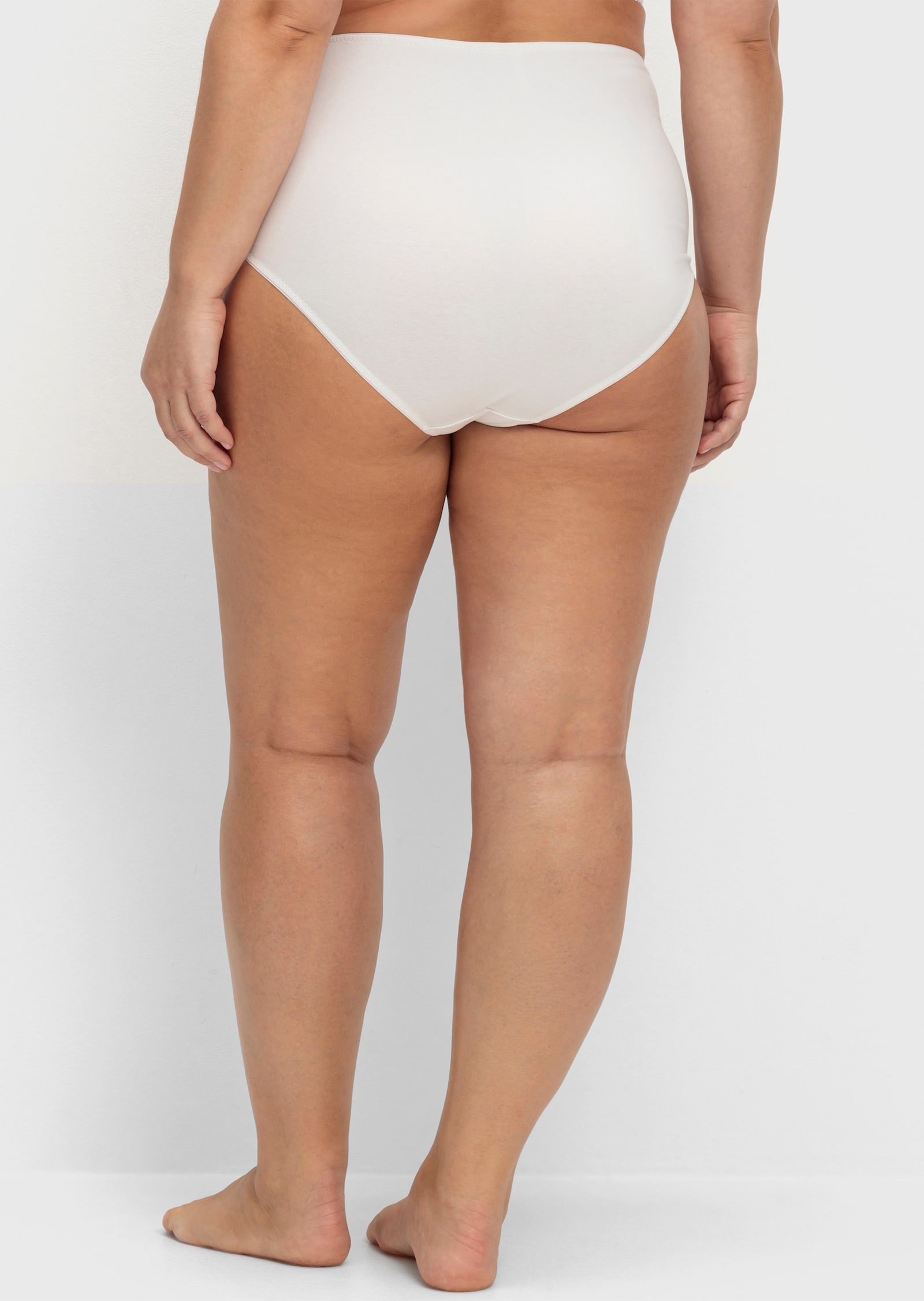 sheego Tailleslip in set van 5 - 1x marine + 1x zwart + 1x wit