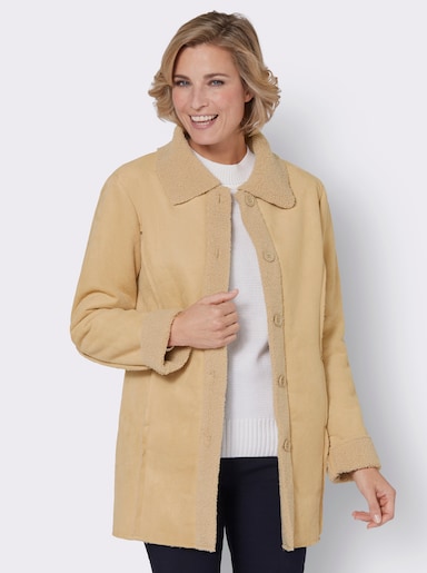 Lange jas - beige