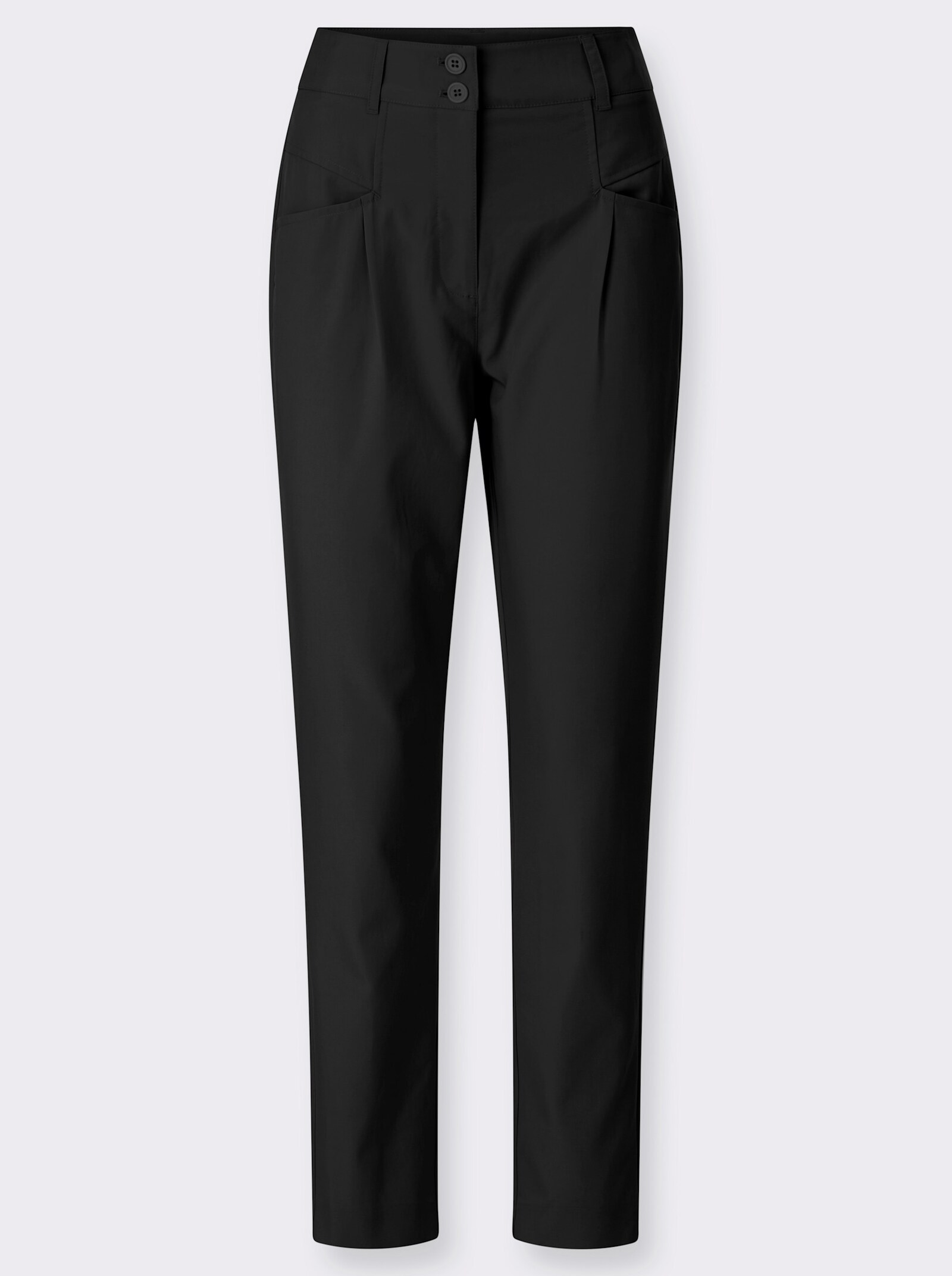 Hose in schimmernder Qualität - schwarz