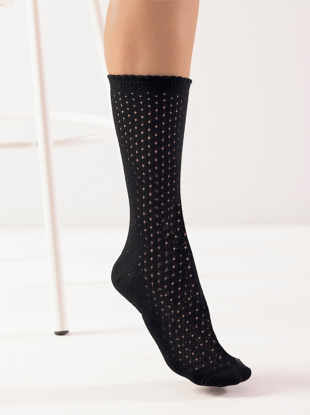 wäschepur Damen-Socken - schwarz