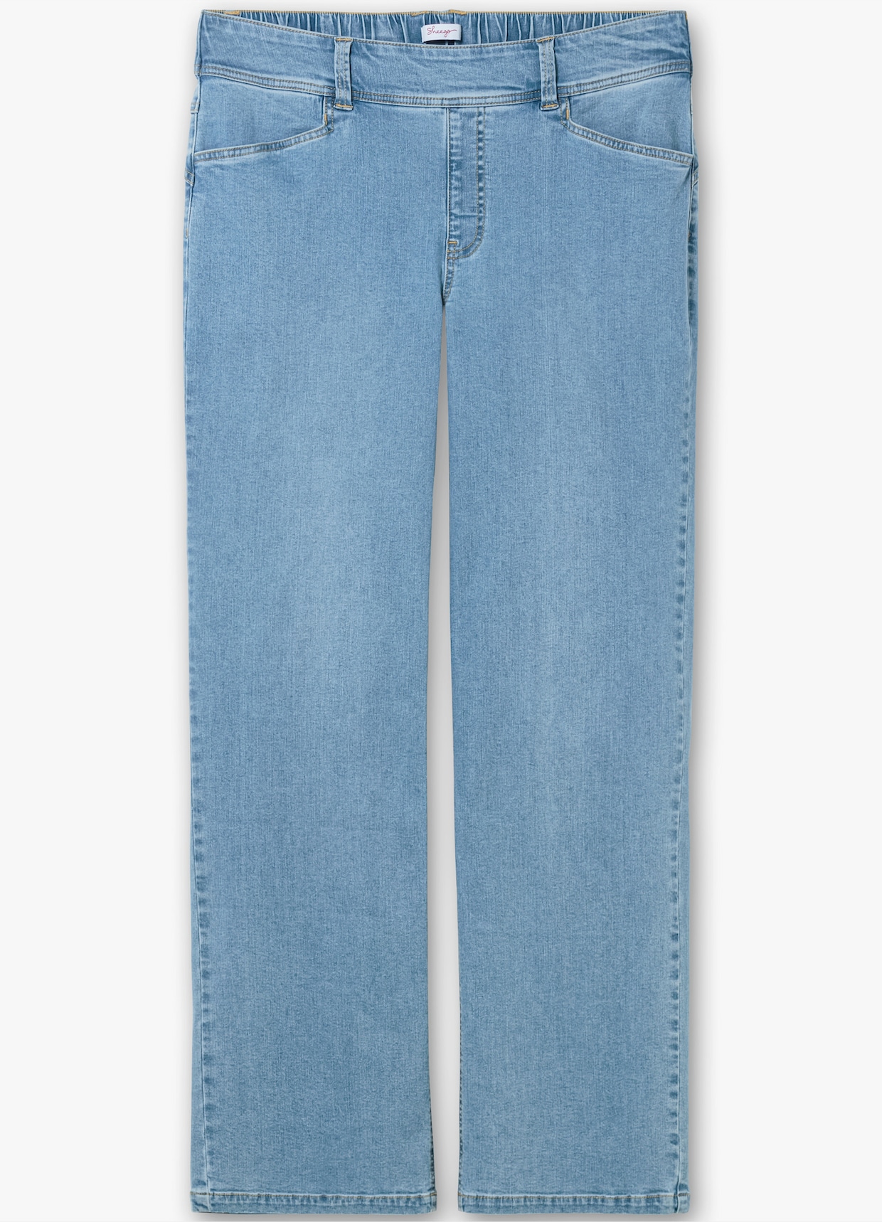 sheego Schlupfjeans - light blue-denim