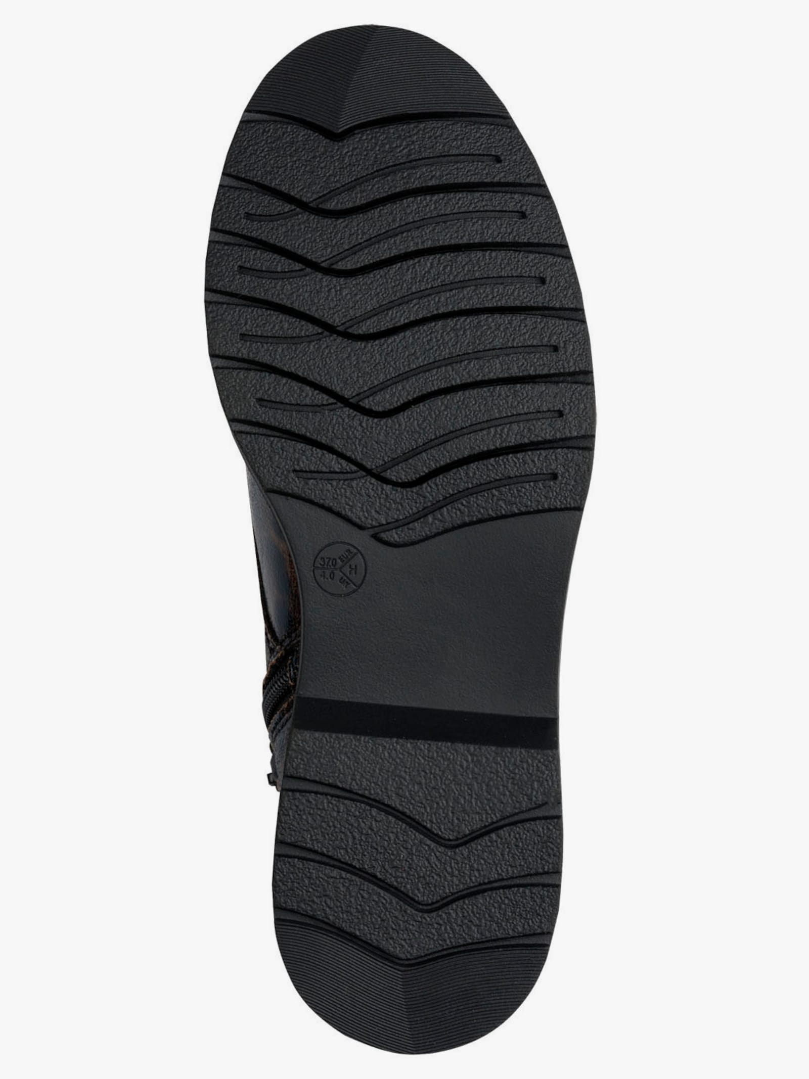 Jana Stiefelette - schwarz-gemustert